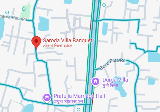 Map showing the venue location